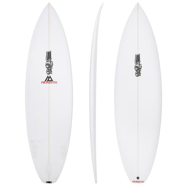 Monsta 6'0" x 18 7/8" X 2 1/2" - 29.20L, Squash, 3x Futures Fin Boxes, PU - ID:1163159