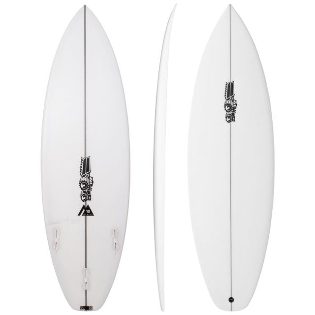 Monsta 10 Youth 5'2" x 17" X 2 1/8" - 19.50L, Squash, 3x FCS 2 Fin Boxes, PU - ID:1038059
