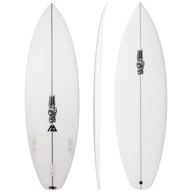 Monsta 10 Youth 5'6"1/2 x 17 3/4" X 2 1/8" - 21.50L, Squash, 3x Fin Boxes, PU - ID:1183124