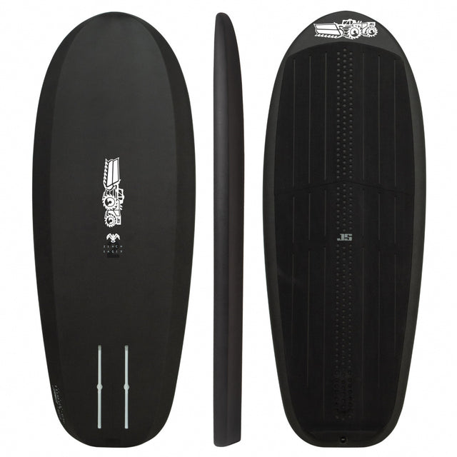 Black Eagle 2 4'6" x 21 1/2" X 3 1/8" - 44.50L, Squash, 2x Fin Boxes, Foil Board - ID:1017743