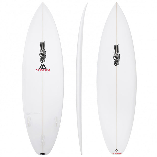 Monsta Youth 5'5" x 18 1/8" X 2 3/16", Round, 3x FCS 2 Fin Boxes, PU - ID:1183154