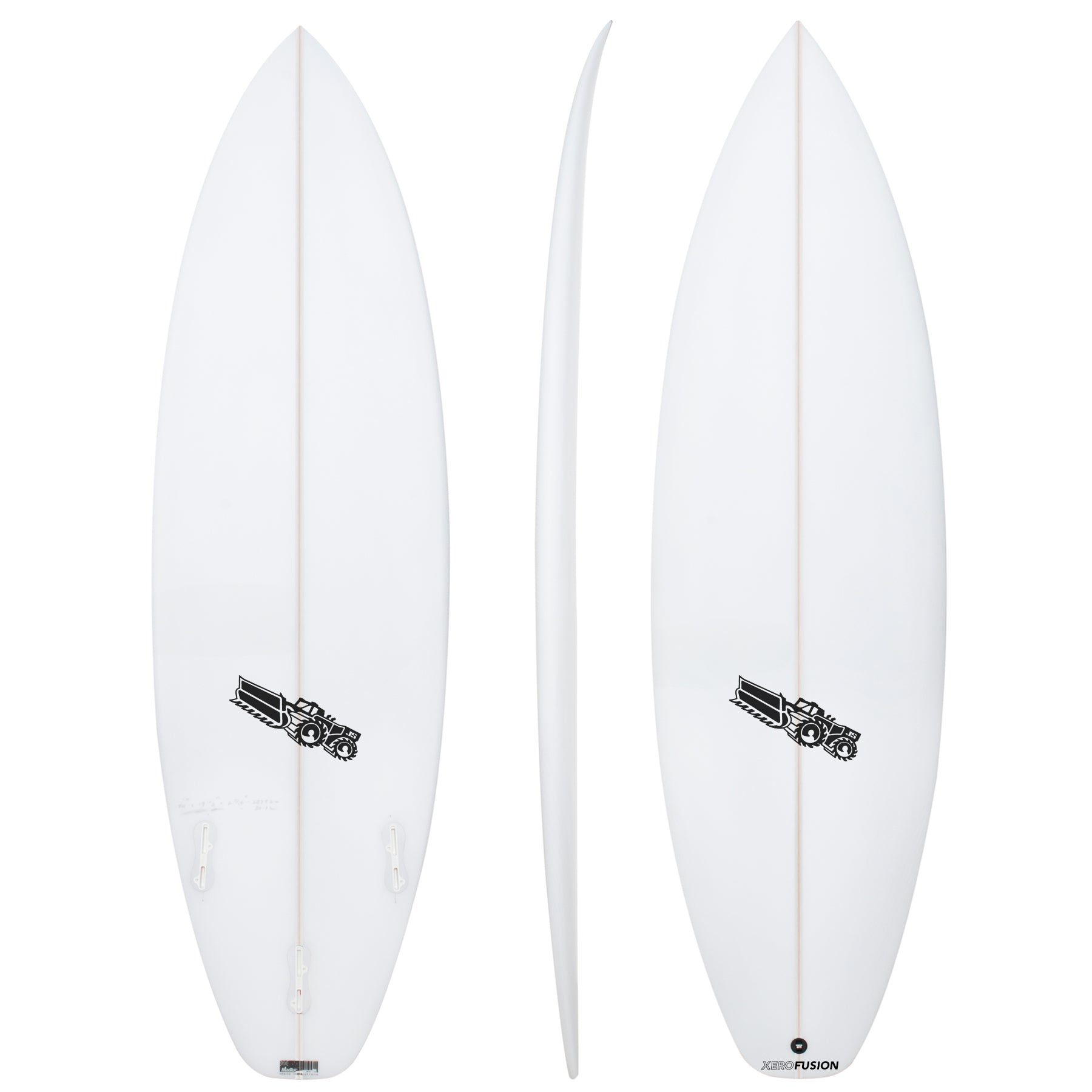 yas surfcraftworks ガン6'8 Xero Fusion Squash Tail – JS Industries USA