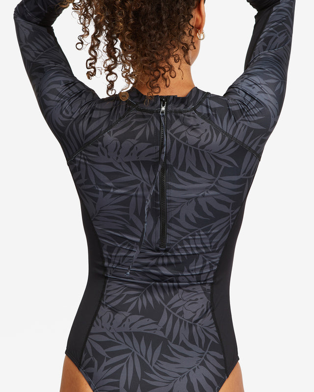 Billabong Core Mock Neck Long Sleeve Swimsuit