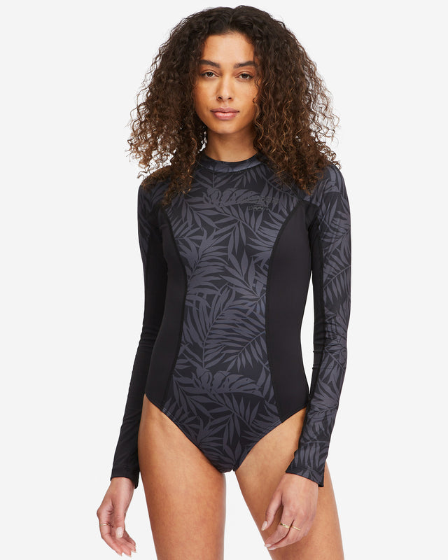 Billabong Core Mock Neck Long Sleeve Swimsuit