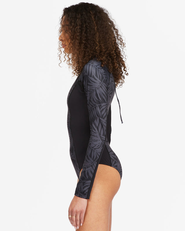 Billabong Core Mock Neck Long Sleeve Swimsuit