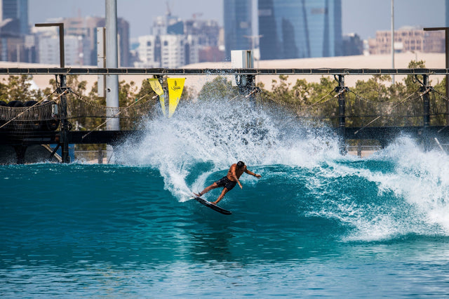 Traktor Team quivers at the Abu Dhabi Surf Pro CT