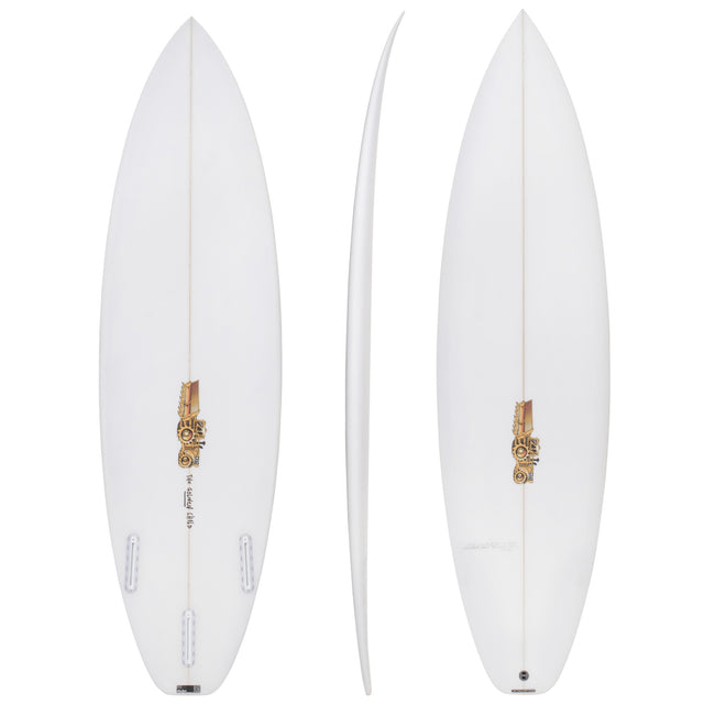 Golden Child Easy Rider 6'3" x 19 1/2" X  2 11/16" - 34.10L, Squash, 3x  FCS 2 Fin Boxes, PU - ID:906506