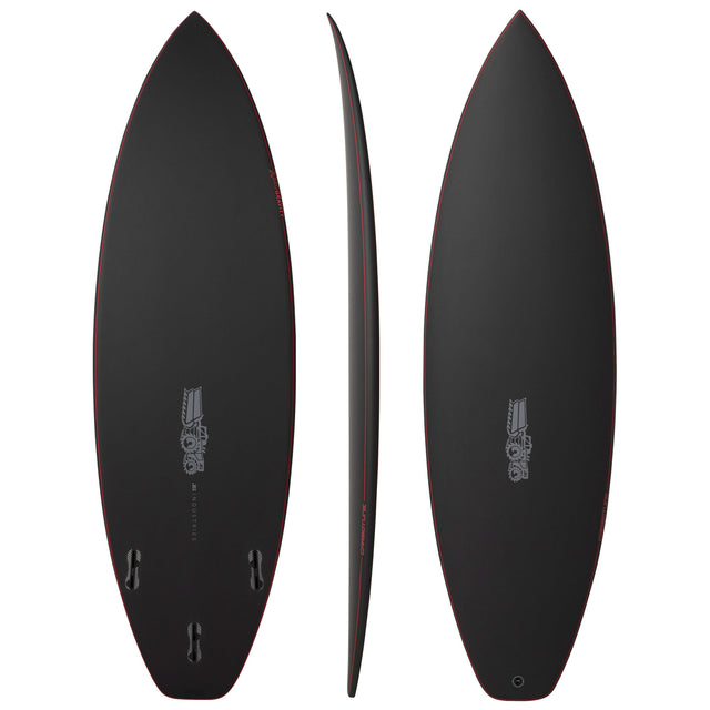 Xero Gravity Easy Rider 5'9" x 19 1/2" X  2 1/2" - 30.00L, Squash, 3x  Futures Fin Boxes, Carbotune - ID:1130091
