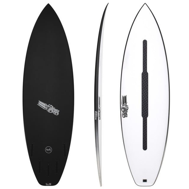 Xero Fusion Easy Rider 5'9" x 19 3/4" X  2 9/16" - 31.00L, Swallow, 5x  FCS 2 Fin Boxes, HYFI 3.0 - ID:1130283