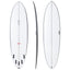 El Baron 6'8" x 20 1/2" X  2 5/8" - 40.00L, Round, 5x  FCS 2 Fin Boxes, PE - ID:1054580