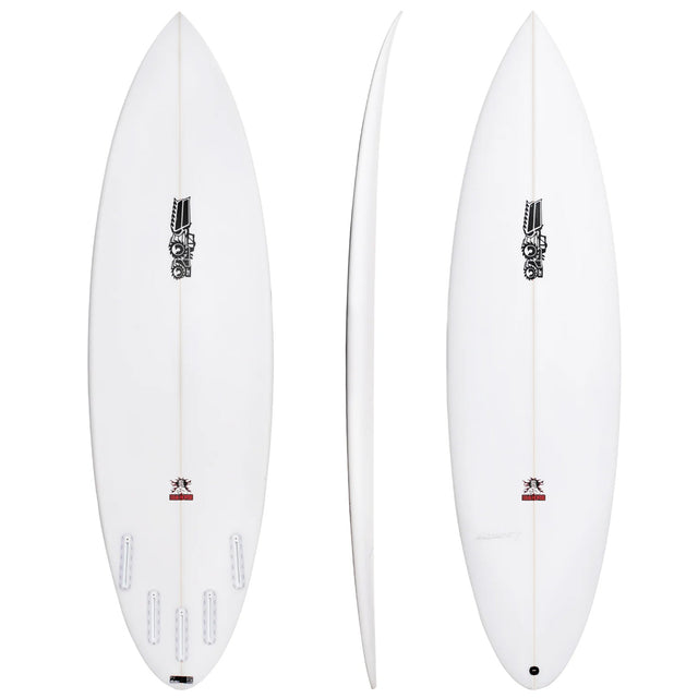Big Horse 6'1" x 18 3/4" X  2 5/8" - 30.00L, Round, 5x  FCS 2 Fin Boxes [T2], PU - ID:906512