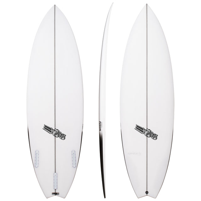 Xero Fusion 5'10" x 19 3/4" X  2 1/2" - 31.30L, Squash, 3x  FCS 2 Fin Boxes, PU - ID:1163062