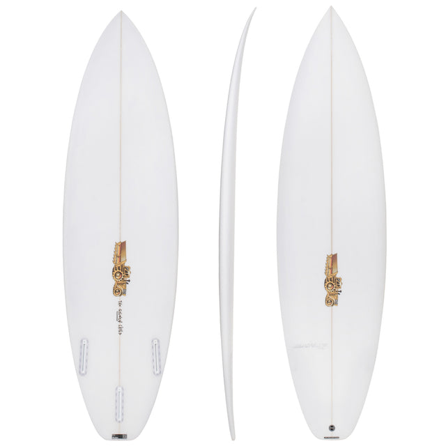 Golden Child 6'0" x 18 5/8" X  2 3/8" - 27.30L, Squash, 3x  FCS 2 Fin Boxes, PU - ID:1163079