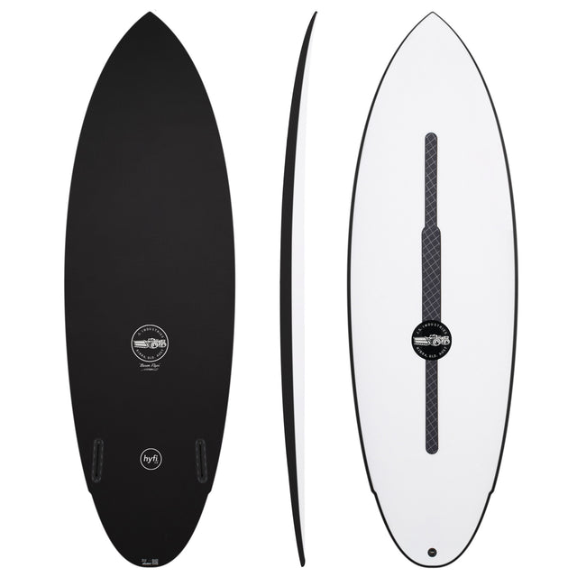 Baron Flyer 5'7" x 20 1/2" X  2 7/16" - 31.00L, Round, 2x  Futures Fin Boxes, HYFI 3.0 - ID:867487