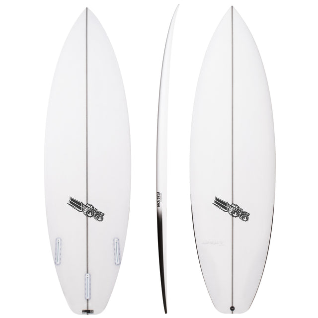 Xero Fusion 5'11" x 20" X  2 9/16" - 33.00L, Squash, 3x  FCS 2 Fin Boxes, PU - ID:1163064