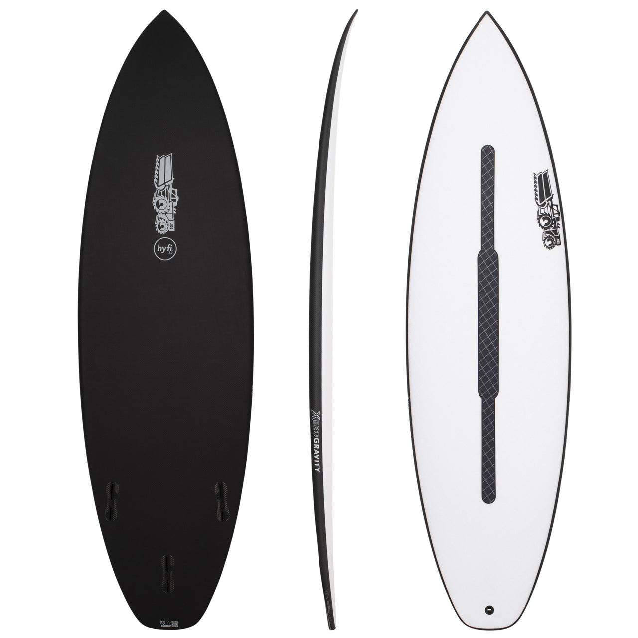 Xero Gravity 5'9" x 19" X 2 5/16" 27.00L, Squash, 3x FCS 2 Fin Boxes