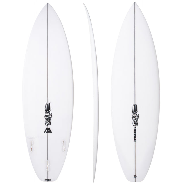 Monsta 10 Easy Rider 6'0" x 19 7/8" X  2 5/8" - 33.00L, Squash, 3x  Futures Fins, PU - ID:772778