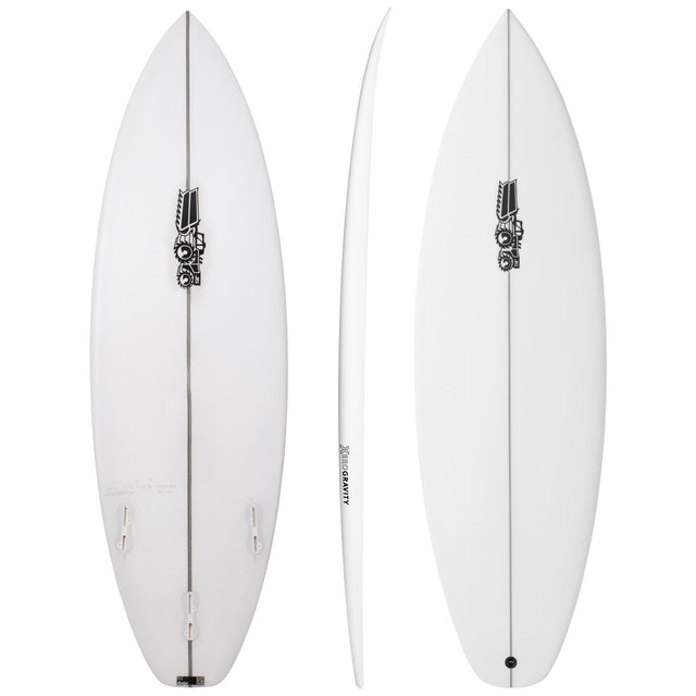 Xero Gravity Youth 5'1" x 17 7/8" X  2 1/8" - 20.00L, Squash, 3x  FCS 2 Fin Boxes, PU - ID:949861