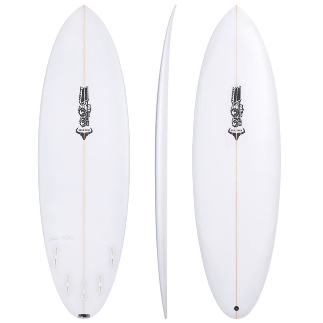 Bull Run 5'9" x 19 5/8" X  2 1/2" - 30.50L, Round, 5x  FCS 2 Fin Boxes, EPS - ID:1130313