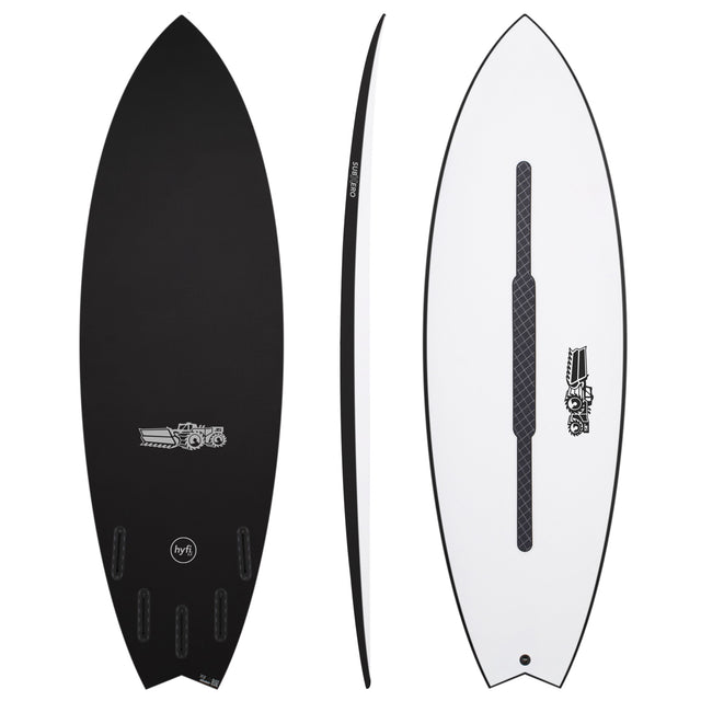Sub Xero 5'7" x 20 1/4" X  2 5/8" - 32.00L, Swallow, 5x  FCS 2 Fin Boxes, HYFI 3.0 - ID:934835