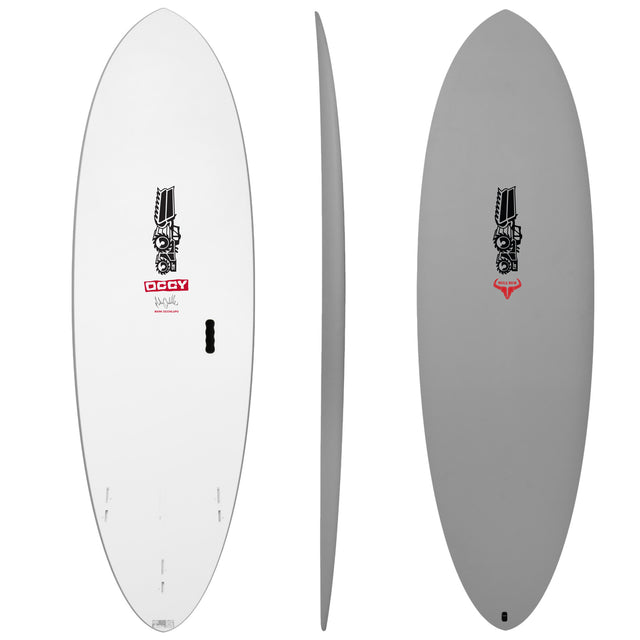 Bull Run Softboard 24S2 Storm 5'10" x 20 3/4" X  2 3/4" - 35.00L, Round, 3x  FCS 2 Fin Boxes, Softboard - ID:1022478