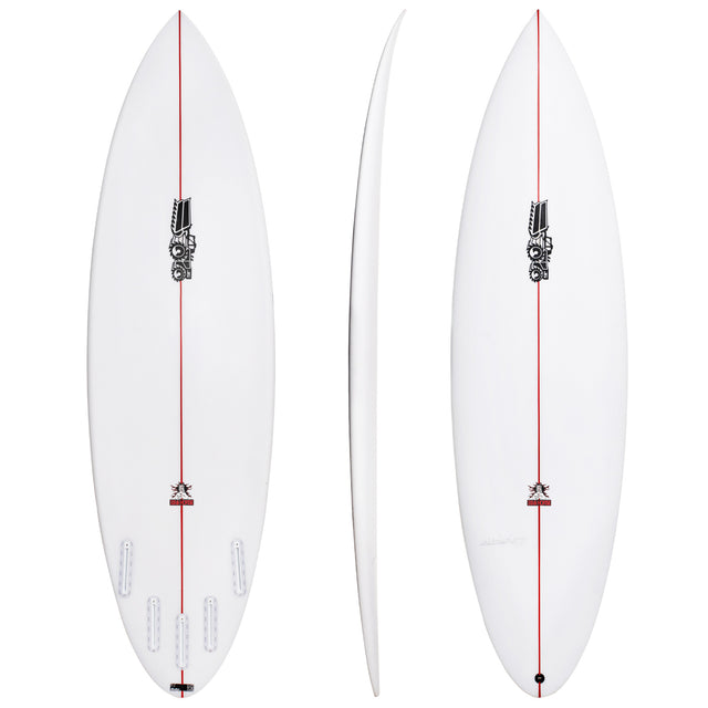 Big Horse 6'6" x 20" X  2 15/16" - 38.20L, Round, 5x  Futures Fin Boxes [T1], PU - ID:990668