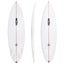 Big Horse 6'4" x 18 7/8" X  2 13/16" - 34.50L, Round, 5x  Futures Fin Boxes [T3], PU - ID:990662