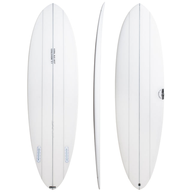 Big Baron 24S2 Sea 7'6" x 21 3/4" X  2 7/8" - 50.00L, Round, 2x  Futures Fin Boxes, PE - ID:917363