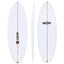 Flame Fish 5'6" x 21" X  2 1/2" - 33.20L, Squash, 5x  FCS 2 Fin Boxes, EPS - ID:1130300