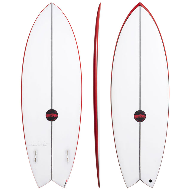 Red Baron 5'2" x 20 1/8" X  2 1/4" - 26.20L, Swallow, 2x  Futures Fins, HYFI 2.0 - ID:759560