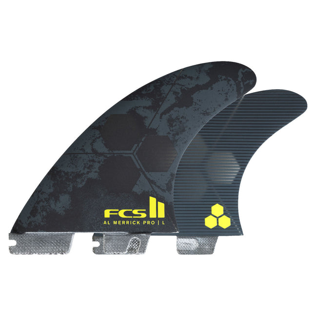 FCS II AM PG BLACK/ACID TRI FINS