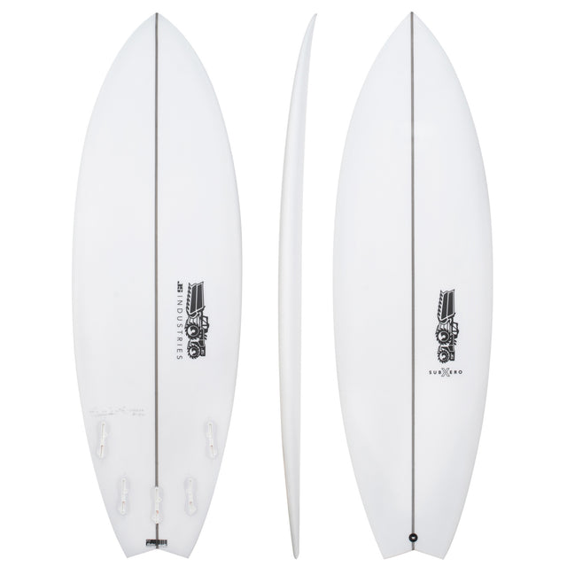 Sub Xero 5'10" x 20 7/8" X  2 13/16" - 37.10L, Swallow, 5x  FCS 2 Fin Boxes, PU - ID:924310