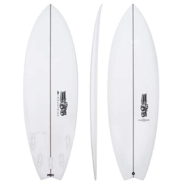 Sub Xero 5'2" x 19" X  2 5/16" - 24.50L, Swallow, 5x  Futures Fin Boxes, PU - ID:848025