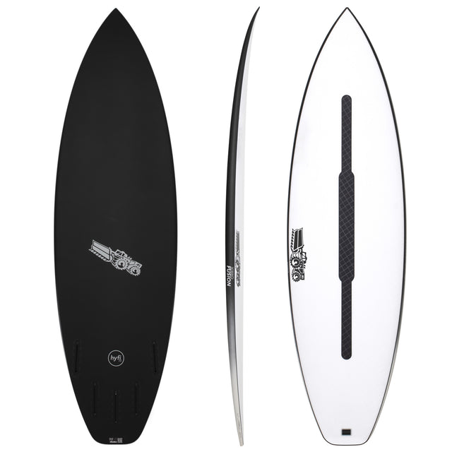 Xero Fusion 5'7" x 19 1/4" X  2 5/16" - 26.80L, Swallow, 5x  Futures Fin Boxes, HYFI 3.0 - ID:1049206