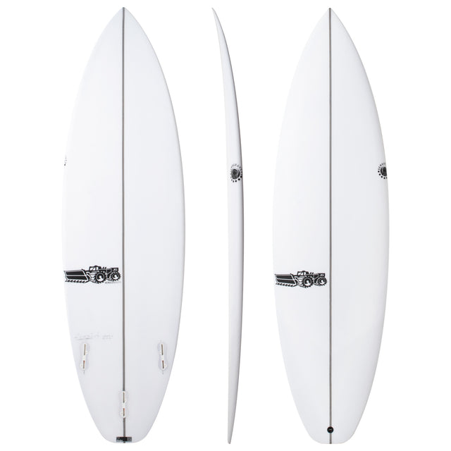 Xero Gravity Easy Rider 6'1" x 20 1/4" X  2 3/4" - 36.30L, Squash, 3x  FCS 2 Fins, HYFI 2.0 - ID:705160