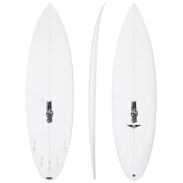 Forget Me Not 3 6'2" x 18 13/16" X  2 11/16" - 31.00L, Round, 5x  FCS 2 Fin Boxes, PU - ID:1146711