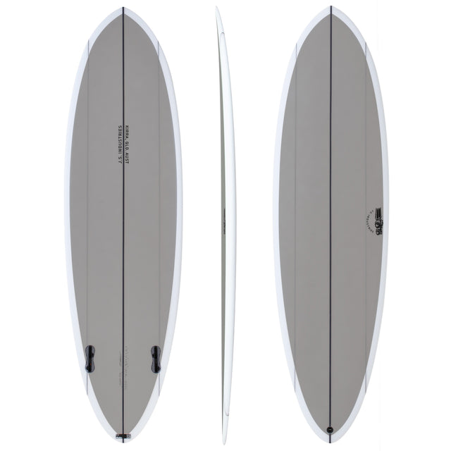 Big Baron Storm 7'6" x 21 3/4" X  2 7/8" - 50.00L, Round, 2x  Futures Fin Boxes, PE - ID:867614