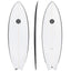 Black Baron 6'4" x 22" X  3" - 44.00L, Swallow, 2x  FCS 2 Fin Boxes, PU - ID:1036130