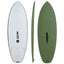 Flame Fish Softboard Military 5'2" x 19 7/8" X  2 5/16" - 28.00L, Squash, 3x  FCS 2 Fin Boxes, Softboard - ID:801960