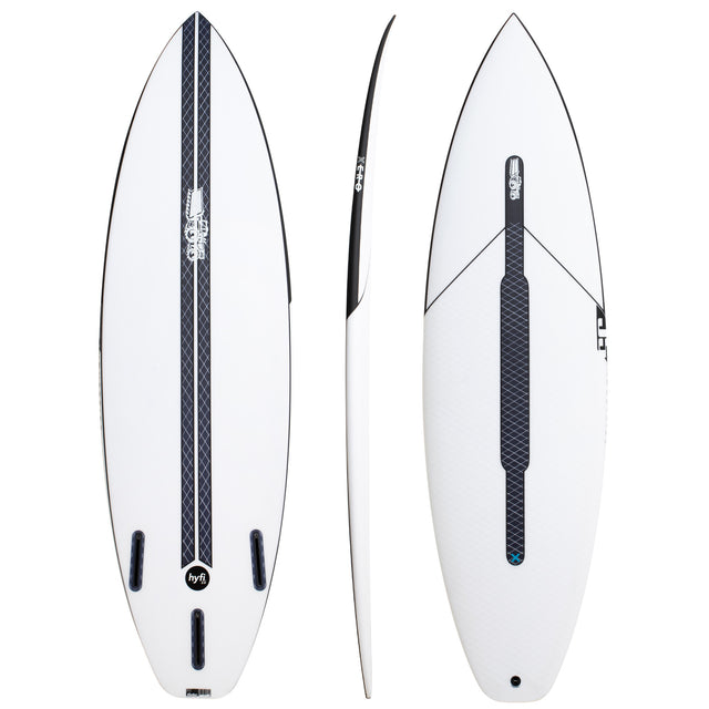 Xero 5'7" x 18 5/8" X  2 3/16" - 24.20L, Squash, 3x  FCS 2 Fin Boxes, HYFI 2.0 - ID:667653