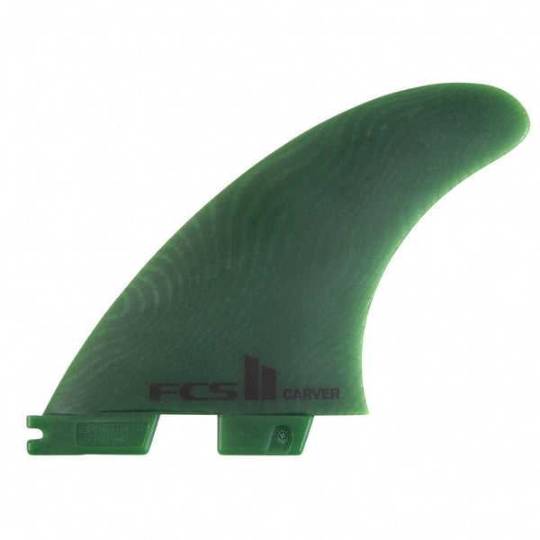 FCS II Carver トライフィン L 3枚セット グリーン FCS II Carver Tri-Quad Fins Sale - FCS US